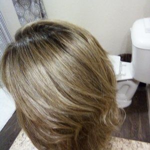 Raquel Welch Wig (Pretty Please) in SS Cappuccino, Average size, hand tied